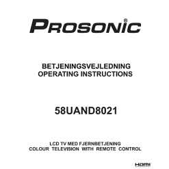 Prosonic 58UAND8021 UHD TV -Husholdning butik 0131a763 53ad 48c1 a988 e2b2a62ae9ec