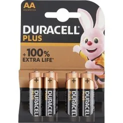 Duracell Plus Power AA - 4 Pak