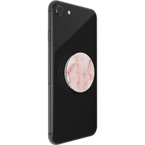 PopSockets Aftageligt Greb Med Standerfunktion - Rose Marble 4 PopSockets Aftageligt Greb Med Standerfunktion - Rose Marble - Billede 2