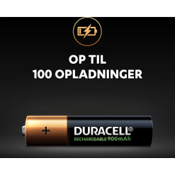 Duracell Ultra 4-pak AAA 900mAh Genopladelige Batterier -Husholdning butik 0391c01e e8b6 4d67 97a2 350278288663