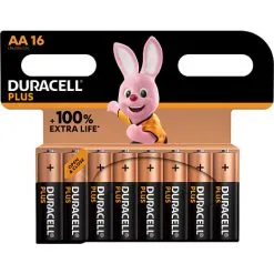 Duracell Batterier Plus Power AA - 16 Stk.