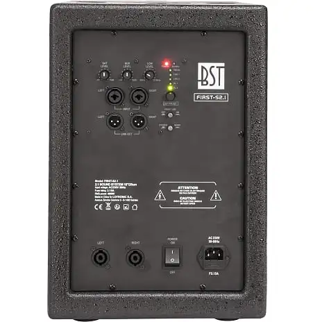 BST FIRST 2.1 Aktivt Højttaler System 400 Watt 17 BST FIRST 2.1 Aktivt Højttaler System 400 Watt - Billede 15