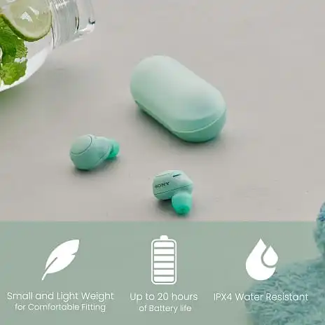 Sony WF-C500 Trådløse Hovedtelefoner - Mint 5 Sony WF-C500 Trådløse Hovedtelefoner - Mint - Billede 3