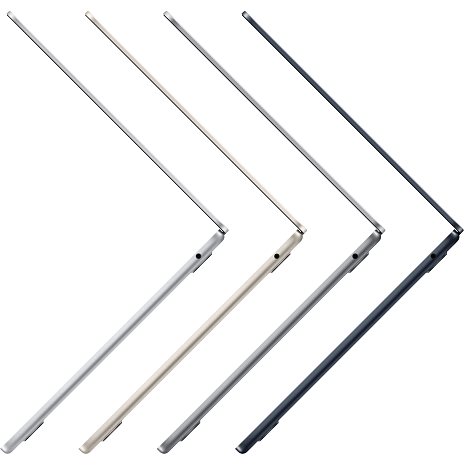 Apple Macbook Air M2 13,6" 256 GB Midnight 6 Apple Macbook Air M2 13,6" 256 GB Midnight - Billede 4