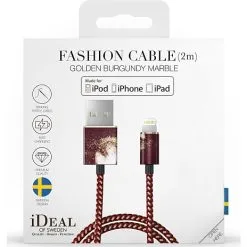 Ideal Of Sweden Ideal Lightning Kabel - Golden Burgundy Marble -Husholdning butik 08d94dc4 9e55 4e48 acdf f547bb89f93f