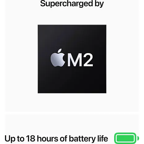 Apple Macbook Air M2 13,6" 256 GB Space Grey 4 Apple Macbook Air M2 13,6" 256 GB Space Grey - Billede 2