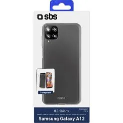 SBS Samsung A12 Skinny Cover - Transparent -Husholdning butik 0a32b79e 2402 4540 9981 12625957cca3
