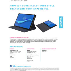 Lenovo 10,3" Tablet Cover - Sort -Husholdning butik 0b154c3e ac25 46ae a182 4402fd575bf9