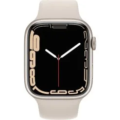 Apple Watch S7 45 Mm GPS + Cellular Starlight Alu Case Og Starlight Sportsrem