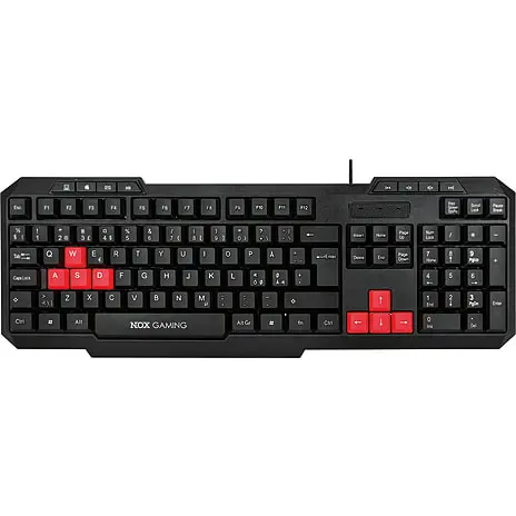 Nox 104 Keys Keyboard - Rød 3 Nox 104 Keys Keyboard - Rød