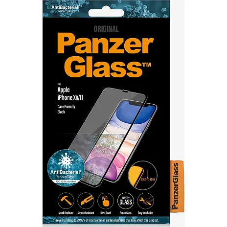 PanzerGlass Apple IPhone XR/11 Case Friendly - Black 3 PanzerGlass Apple IPhone XR/11 Case Friendly - Black