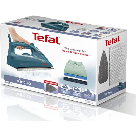 Tefal Virtuo FV1712E0 Dampstrygejern 5 Tefal Virtuo FV1712E0 Dampstrygejern - Billede 3