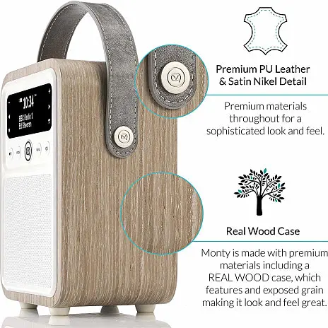 VQ Monty DAB+FM Radio M. Bluetooth - Træ 8 VQ Monty DAB+FM Radio M. Bluetooth - Træ - Billede 6