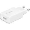 Belkin Single USB-A Vægoplader 18W QC3 - Hvid