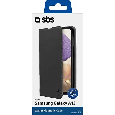 SBS SAMSUNG A13 5G / A04S WALLET COVER - SORT 3 SBS SAMSUNG A13 5G / A04S WALLET COVER - SORT