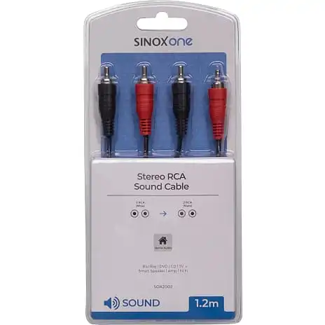 Sinox One Audiokabel - 1.2 Meter 5 Sinox One Audiokabel - 1.2 Meter - Billede 3