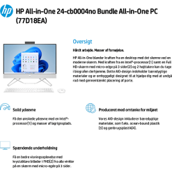 HP All-in-One 24" Stationær Computer Intel Celeron -Husholdning butik 120c318eed983e89d63d938d9762a2de