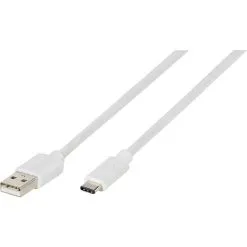 Vivanco USB-C/USB 2.0 Kabel - Hvid