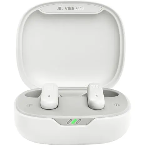 JBL Vibe Flex øretelefoner - Hvid 4 JBL Vibe Flex øretelefoner - Hvid - Billede 2
