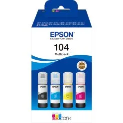Epson® Epson T104 Ecotank - Multipakke