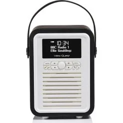 VQ Retro Mini Dab+ FM Og Bluetooth Radio - Sort