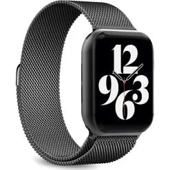 Puro Apple Watch Rem Milanese 38-40 Mm - Sort