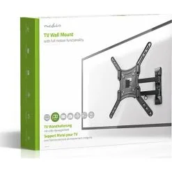 Nedis Tv Vægbeslag Fuldt Bevægeligt 23 - 55" - 30 Kg - 3 Drejepunkter -Husholdning butik 1b647e5e 8a63 473d 9c13 5015e3320aba