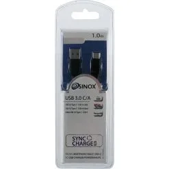 SINOX SXI5061-B Ladekabel - Sort -Husholdning butik 1c53c025 9748 4faf a71f efa09b941a90