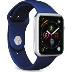 Puro Apple Watch Rem 42-44 Mm S/M & M/L - Mørkeblå