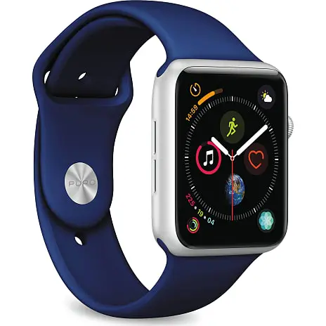 Puro Apple Watch Rem 42-44 Mm S/M & M/L - Mørkeblå 3 Puro Apple Watch Rem 42-44 Mm S/M & M/L - Mørkeblå