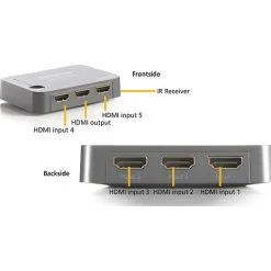 Marmitek 8248 Connect 350 UHD HDMI Omskifter 5 Til 1 -Husholdning butik 1df57985 d360 4f7d 94e3 ce877bfda81e