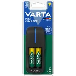 Varta Batterioplader Til 2 AA Genopladelige Batterier