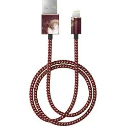 Ideal Of Sweden Ideal Lightning Kabel - Golden Burgundy Marble