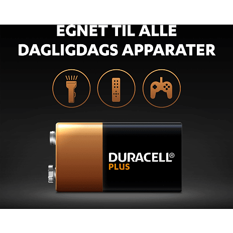 Duracell Plus Power 9V Batteri 7 Duracell Plus Power 9V Batteri - Billede 5