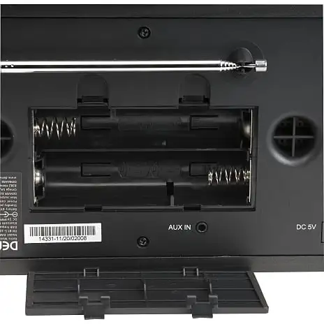 Denver DAB-18 DAB+/FM Radio - Mørkegrå 5 Denver DAB-18 DAB+/FM Radio - Mørkegrå - Billede 3