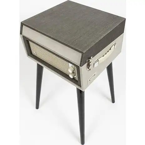 GPO Retro GPO BERMUDA Pladespiller - Grå 5 GPO Retro GPO BERMUDA Pladespiller - Grå - Billede 3