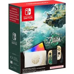Nintendo Switch Konsol OLED Model - Legend Of Zelda-motiv 18 Nintendo Switch Konsol OLED Model - Legend Of Zelda-motiv -Husholdning butik 25ffe446206be67b3941588d7319f664