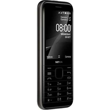 Nokia 8000 4G - Sort Onyx 4 Nokia 8000 4G - Sort Onyx - Billede 2