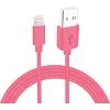Sinox One USB-A Lightning Kabel 2 Meter - Pink