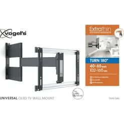 Vogel's THIN 546 Dreje Vægbeslag Til 40-65" TV, Sort -Husholdning butik 289b5516 9529 42fc 8390 19efa6017420