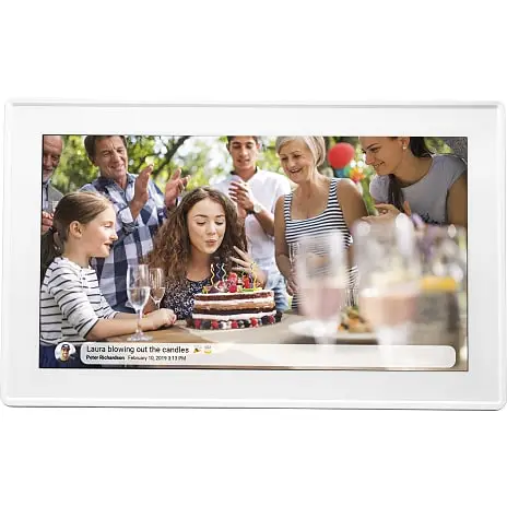 Denver Frameo Digital Wi-Fi Fotoramme 15.6" PFF-1514W - Hvid 6 Denver Frameo Digital Wi-Fi Fotoramme 15.6" PFF-1514W - Hvid - Billede 4
