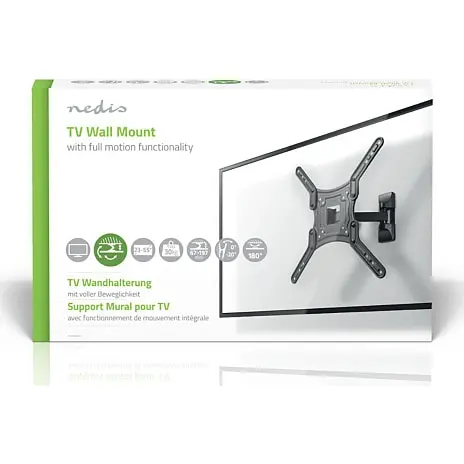 Nedis Tv Vægbeslag Fuldt Bevægeligt 23-55" - 30 Kg - 2 Drejepunkter 4 Nedis Tv Vægbeslag Fuldt Bevægeligt 23-55" - 30 Kg - 2 Drejepunkter - Billede 2
