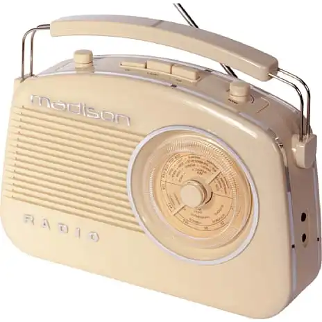 Madison Retro Radio M. Bluetooth Beige 3 Madison Retro Radio M. Bluetooth Beige