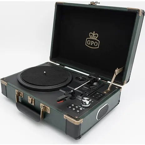 GPO Retro GPO AMBASSADOR USB Pladespiller Sort/grøn 9 GPO Retro GPO AMBASSADOR USB Pladespiller Sort/grøn - Billede 7