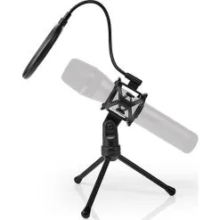 Nedis Mikrofonbordstativ With Shockmount -Husholdning butik 321930c7810f6738fcb9e2dcb2ecc4a1