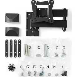 Nedis Fuldt Bevægelig Tv-vægbeslag 10-32" Maks. 30 Kg -Husholdning butik 3454d1fe30490de4b0c8b727db05085d