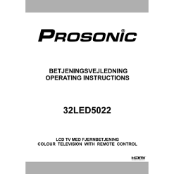 Prosonic 32" LED TV 32LED5022 -Husholdning butik 36de80dc 99d0 4f58 8997 e2bedf76e8da