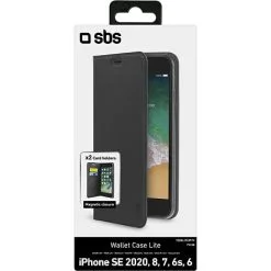 SBS IPhone SE 2020/8/7/6s/6 Wallet - Sort -Husholdning butik 37699fd891a0b5aae0359da9324b9cf5