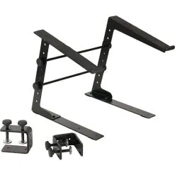 Adam-Hall Laptop Stativ Med Bord Beslag Sort