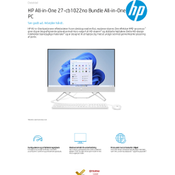 HP All-In-One 24" Stationær Computer AMD Ryzen 3 -Husholdning butik 3a3af9a6b93f0cd61e9e6cd34aa58267